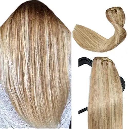 15-22 inch Clip in Human Hair Extensions - 7pc Set - Image 11
