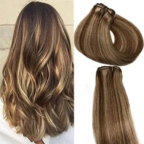 15-22 inch Clip in Human Hair Extensions - 7pc Set - Image 17