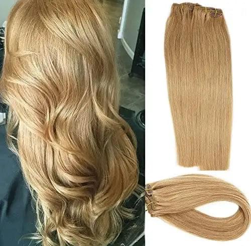 15-22 inch Clip in Human Hair Extensions - 7pc Set - Image 24