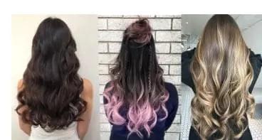 22 Inch Clip in Body Wave Synthetic Hair Extensions Set - Image 3