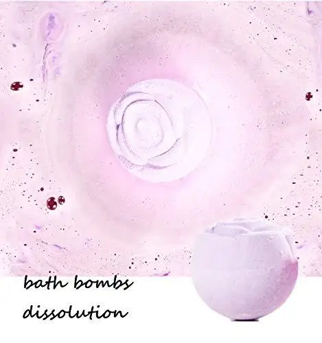 6 Piece Rose Handmade Natural Bath Bomb Kit - Image 5