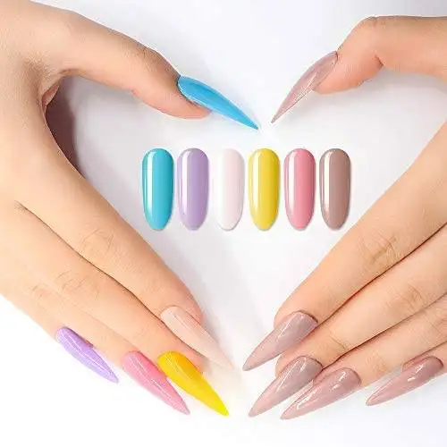 Acrylic Nail Dipping Powder Rainbow Color Set - Image 3
