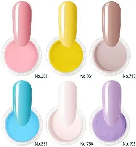 Acrylic Nail Dipping Powder Rainbow Color Set - Image 4