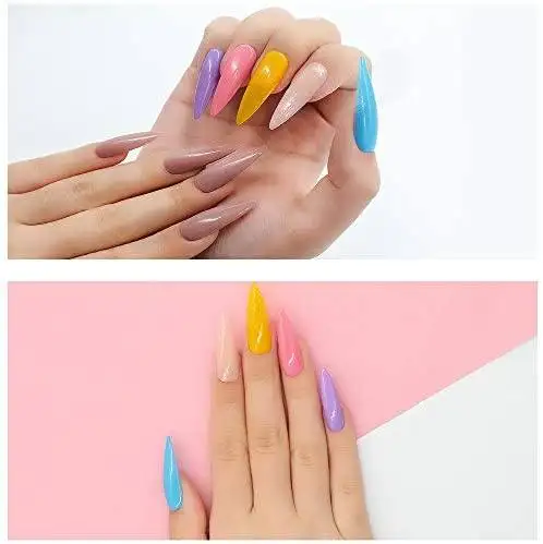 Acrylic Nail Dipping Powder Rainbow Color Set - Image 8
