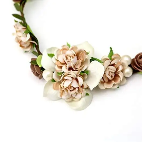 Aesthetic Rattan Flower Vine Crown Tiara Hair Accessory - Image 13
