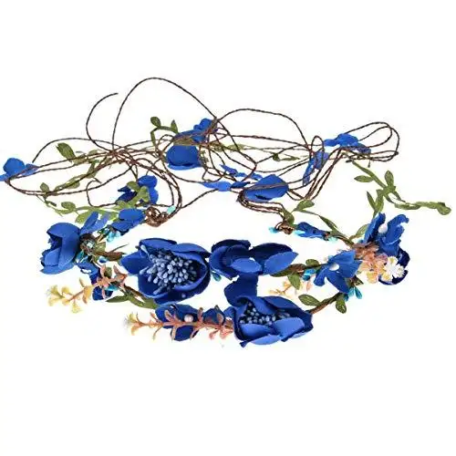 Aesthetic Rattan Flower Vine Crown Tiara Hair Accessory - Image 15
