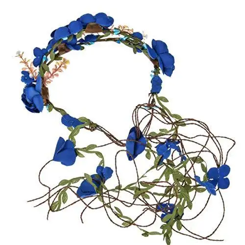 Aesthetic Rattan Flower Vine Crown Tiara Hair Accessory - Image 16