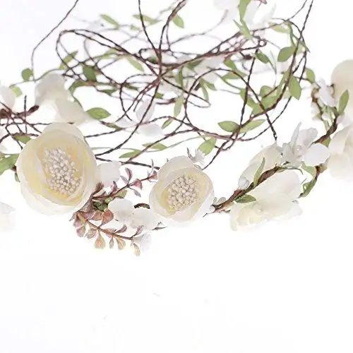 Aesthetic Rattan Flower Vine Crown Tiara Hair Accessory - Image 18