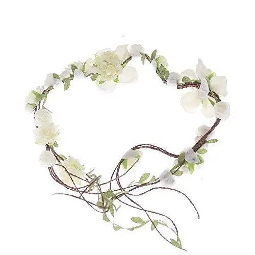 Aesthetic Rattan Flower Vine Crown Tiara Hair Accessory - Image 23
