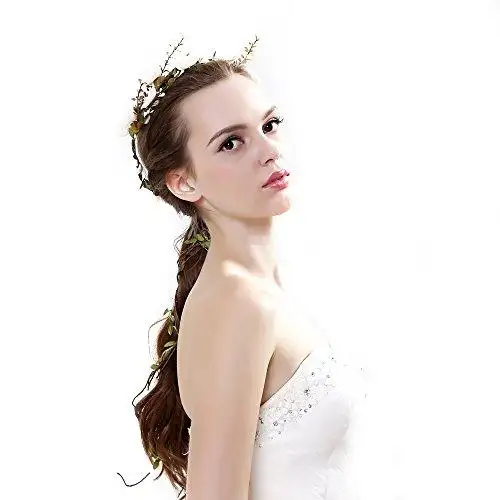 Aesthetic Rattan Flower Vine Crown Tiara Hair Accessory - Image 33