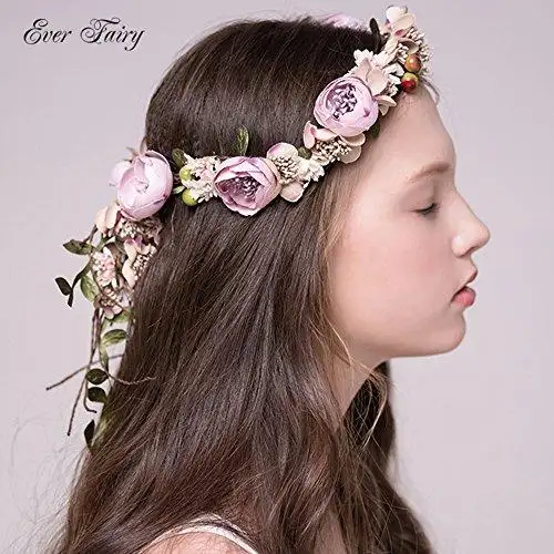Aesthetic Rattan Flower Vine Crown Tiara Hair Accessory - Image 35