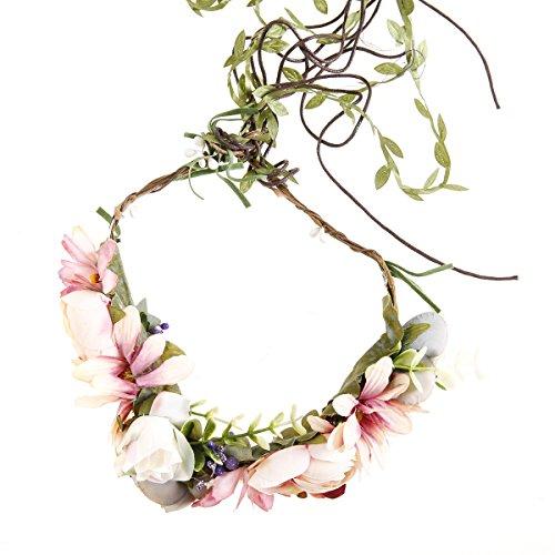 Aesthetic Rattan Flower Vine Crown Tiara Hair Accessory - Image 47