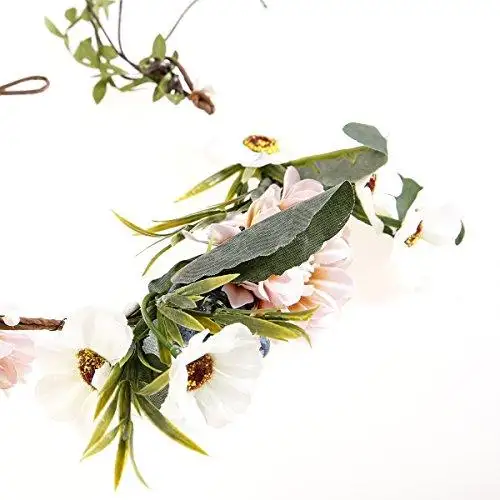 Aesthetic Rattan Flower Vine Crown Tiara Hair Accessory - Image 5