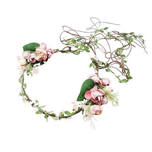 Aesthetic Rattan Flower Vine Crown Tiara Hair Accessory - Image 50