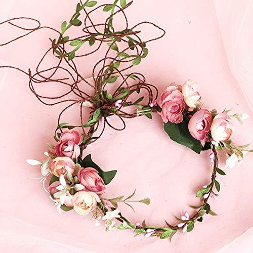 Aesthetic Rattan Flower Vine Crown Tiara Hair Accessory - Image 51