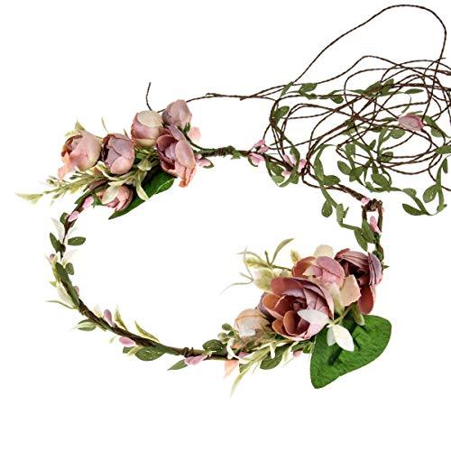 Aesthetic Rattan Flower Vine Crown Tiara Hair Accessory - Image 52