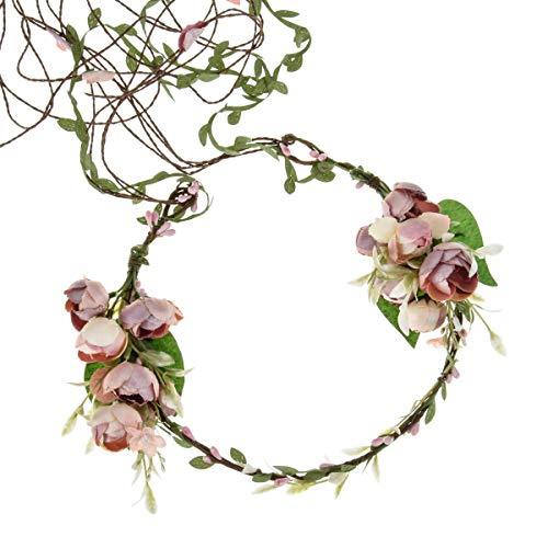 Aesthetic Rattan Flower Vine Crown Tiara Hair Accessory - Image 53
