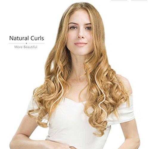 3/4 Curly Wavy Clips in on Synthetic Hair Extensions - Image 48