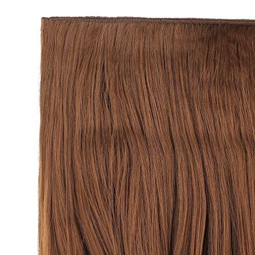 3/4 Curly Wavy Clips in on Synthetic Hair Extensions - Image 61