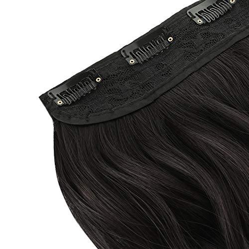 3/4 Curly Wavy Clips in on Synthetic Hair Extensions - Image 71