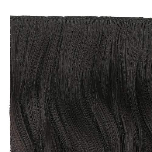 3/4 Curly Wavy Clips in on Synthetic Hair Extensions - Image 73