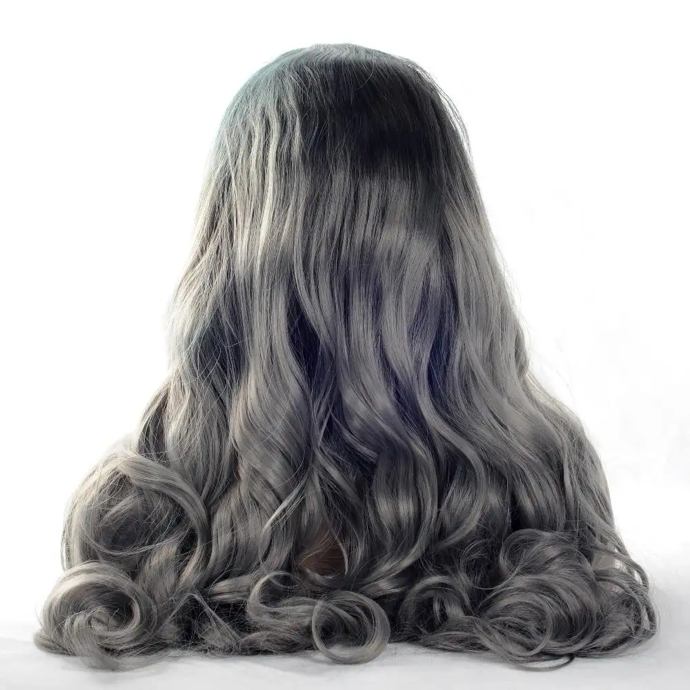 Dark Grey Body Wave Synthetic Lace Front Wig - Image 4