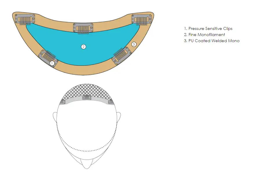Easi Crown - 12" Human Hair Topper - Image 3