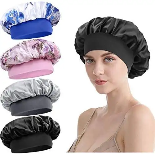 Satin Sleep Cap - 4pc Set - Image 12