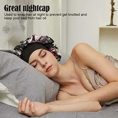 Satin Sleep Cap - 4pc Set - Image 6