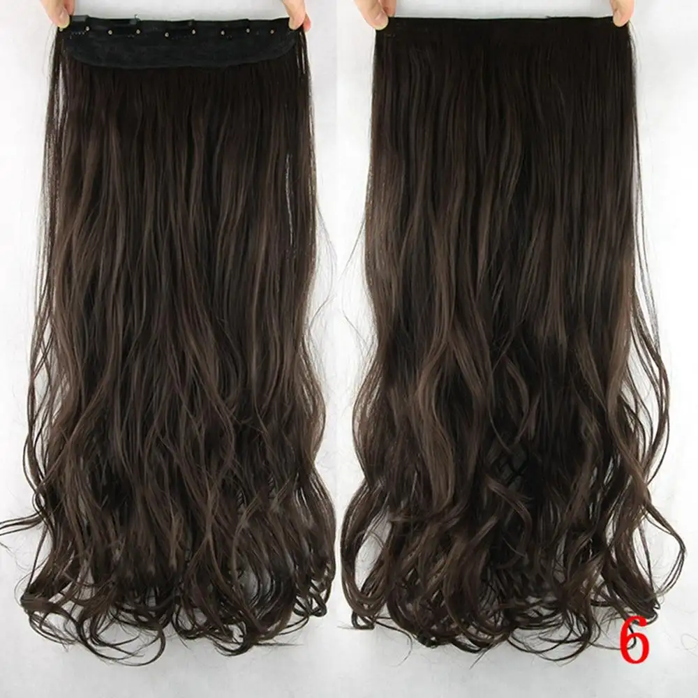 Heat Friendly Clip-in One Piece Hair Extension Hair Accessory - Image 4