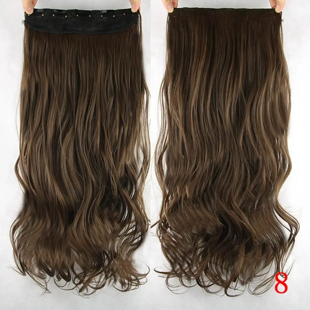 Heat Friendly Clip-in One Piece Hair Extension Hair Accessory - Image 5