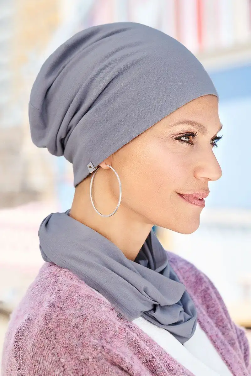 Turban Loop Beanie with Scarf Set - Image 4