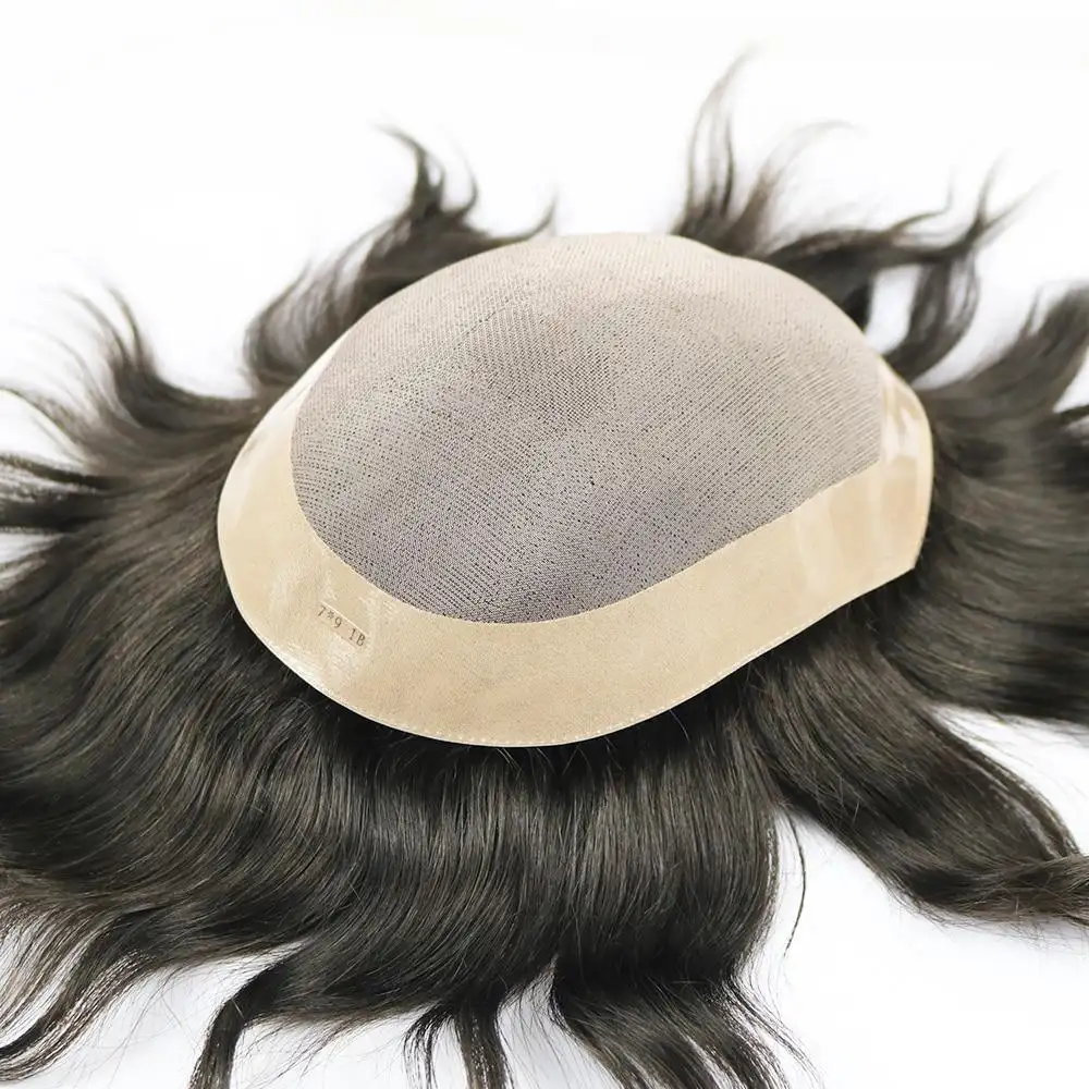 Mono Lace Human Hair Toupee For Men - Image 3