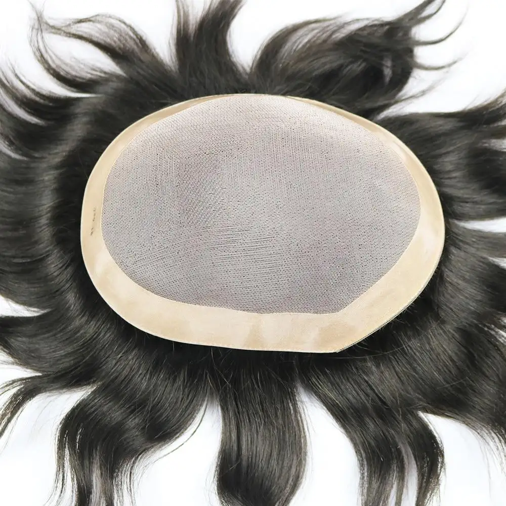 Mono Lace Human Hair Toupee For Men - Image 5