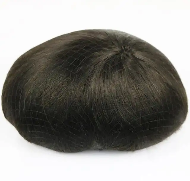 Mono Lace Human Hair Toupee For Men - Image 9