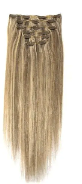 Natural Straight Double Drawn Remy Ombre Clip In Human Hair Extensions - Image 10