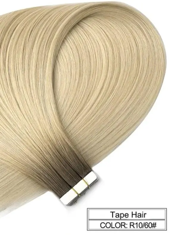 Ombre Baylage 10PCS Remy Tape In Human Hair Extensions - Image 6
