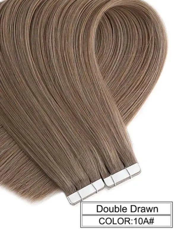 Ombre Baylage 10PCS Remy Tape In Human Hair Extensions - Image 9