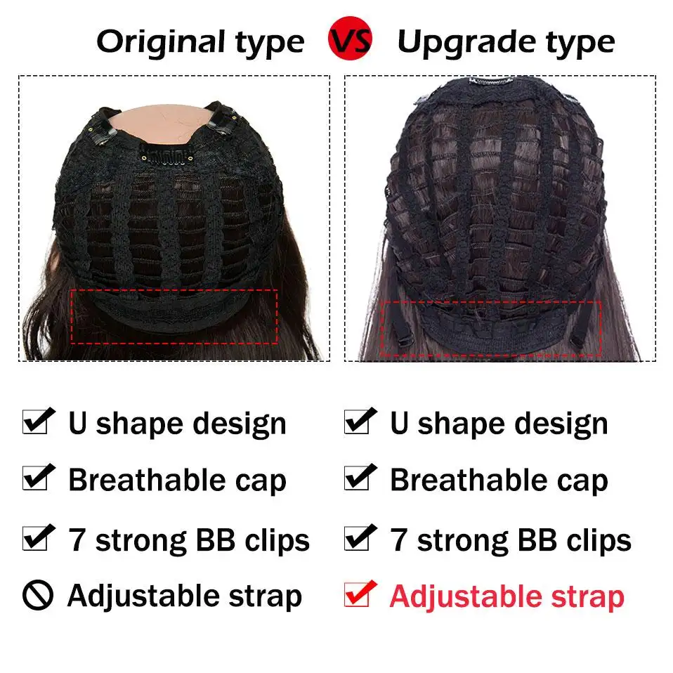 One-piece U Part Clip In Hair Extension - Image 5