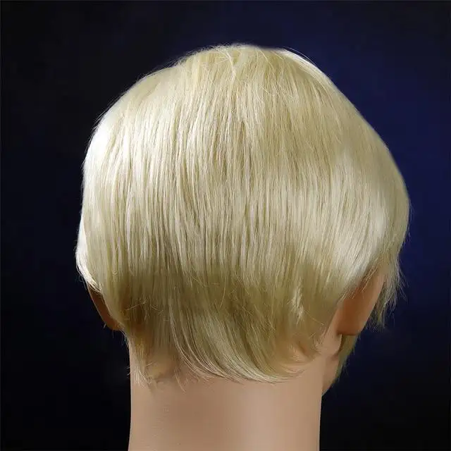 Parker - Heat Resistant 6 Inch Short Straight Men's Wig - Image 7